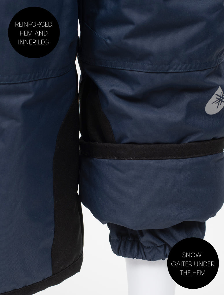 Snowrider Convertible Ski Overalls - Navy 2025