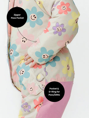 Snowrider One Piece Snowsuit - Happy Daisy