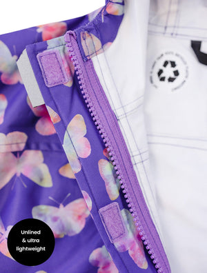 10K Packaway Rainshell - Butterfly