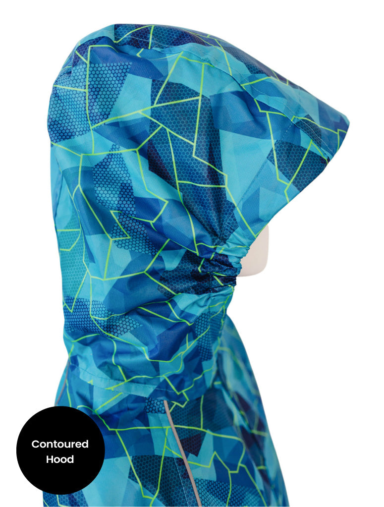 10K Packaway Rainshell - Geo Tech