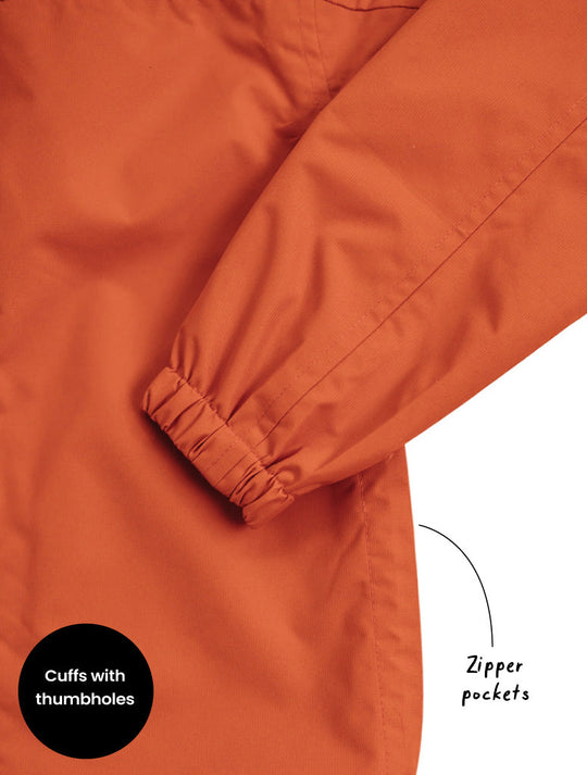 SplashMagic Rainshell - Burnt Orange | Space Pals