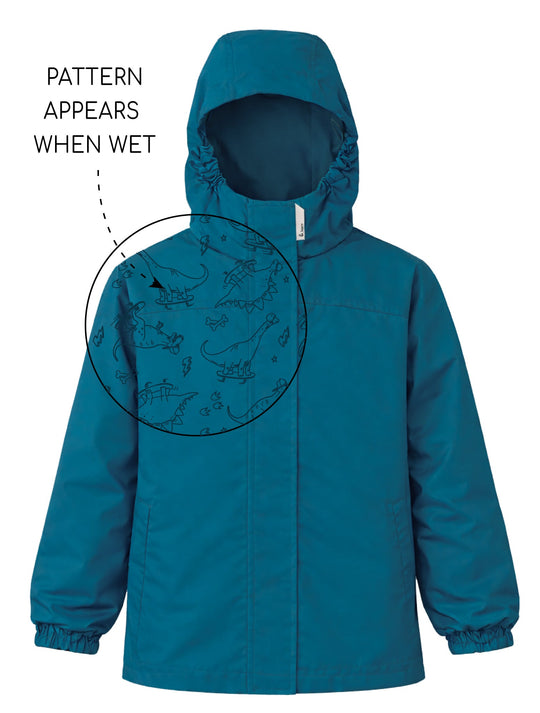 SplashMagic Rainshell - Deep Teal | Dino Skate Crew