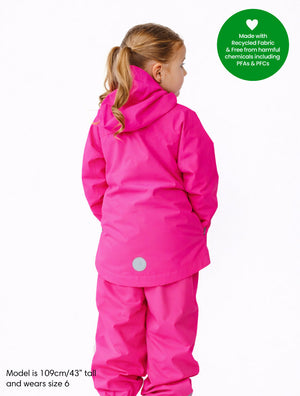 SplashMagic Storm Jacket - Neon Pink | Leopard Love