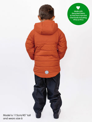 Hydracloud Puffer Jacket - Burnt Orange | Space Pals