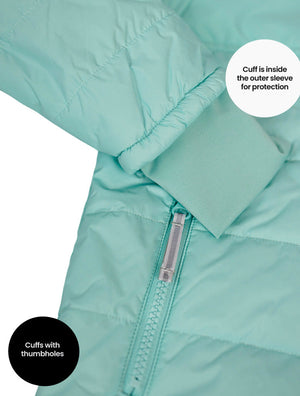 Hydracloud Puffer Jacket - Crystal Blue | Daisy Chain