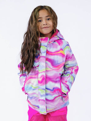 Snowrider Insulated Snow Jacket - Rainbow Wave