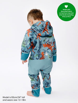 All-Weather Fleece Onesie - Dino