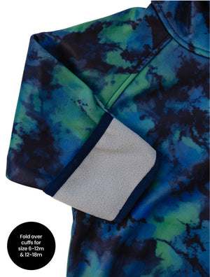 All-Weather Fleece Onesie - Tie Dye