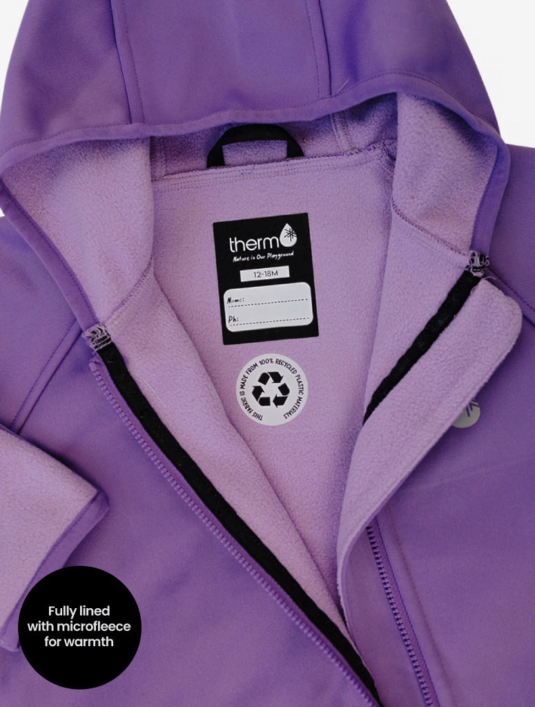 All-Weather Fleece Onesie - Violet