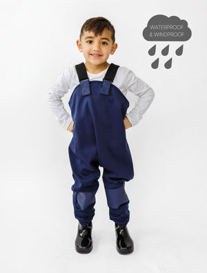 All-Weather Fleece Overalls (Navy)