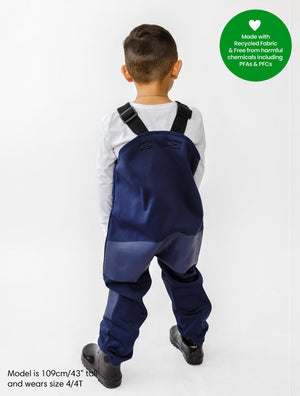 All-Weather Fleece Overalls (Navy)