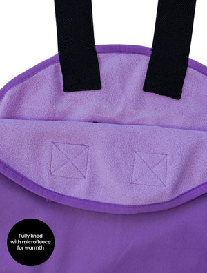 All-Weather Fleece Overalls (Violet)