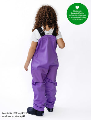 All-Weather Fleece Overalls (Violet)